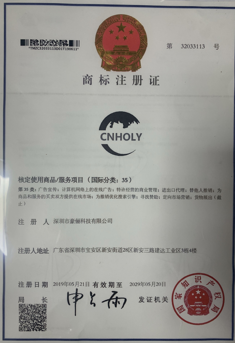 Trademark patent category 35